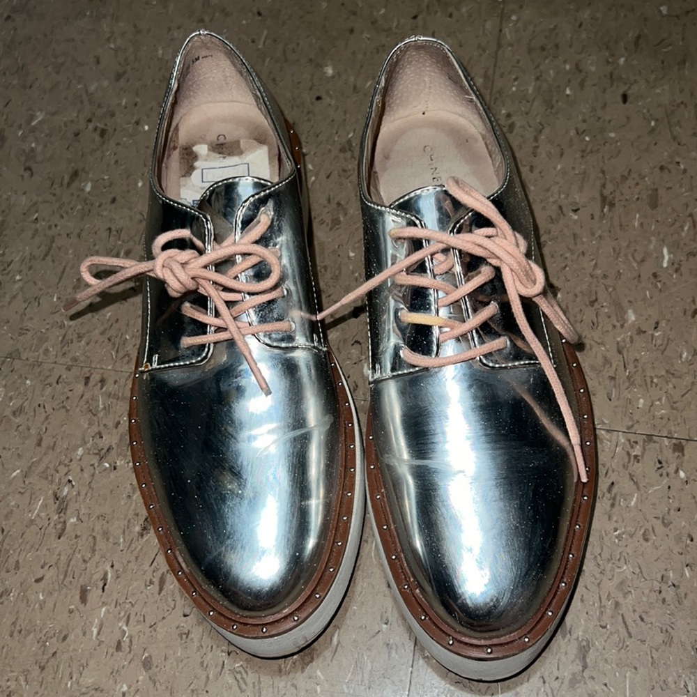 Metallic Oxfords 6 Chinese Laundry